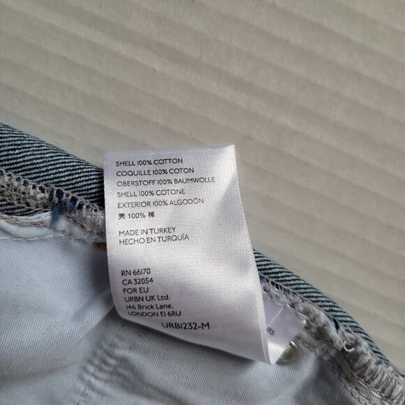 BDG jeans Urban Outfitters high waist distressed blue denim pants loose fit Mom - Picture 6 of 13